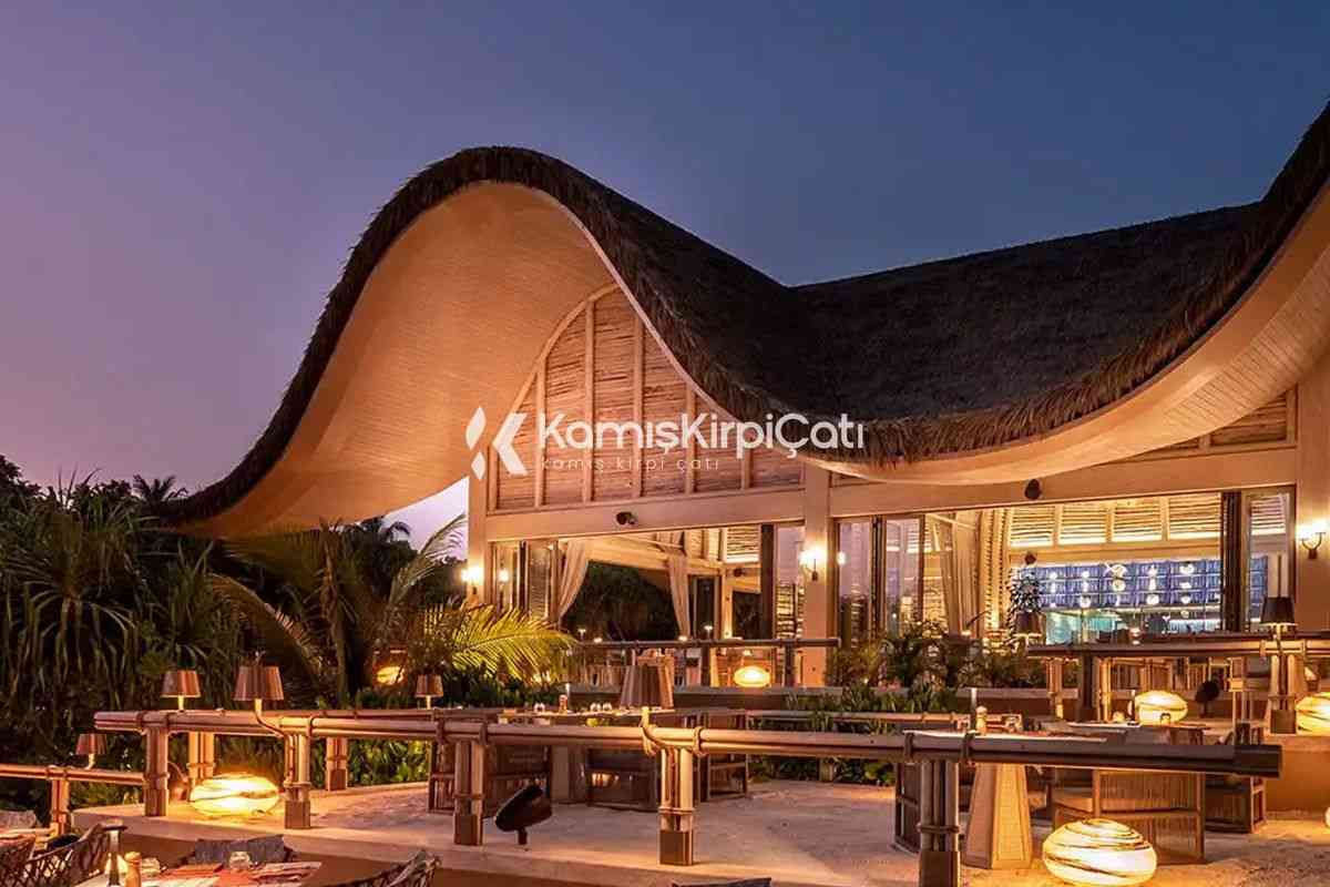 Otellerin Favorisi Kamış Kirpi Çatılar